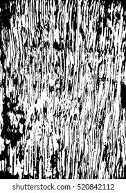 Vector Illustration - Distressed Wood grunge grainy overlay texture. Scratch Old Texture Wall Background.