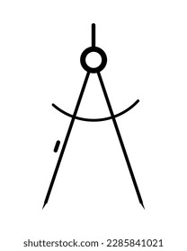 ilustración vectorial del icono del símbolo del divisor en fondo blanco