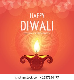 Vector illustration of Diwali festival with Diwali elements ,Diwali SALE, Diwali Special offer background.