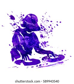 Vector illustration DJs