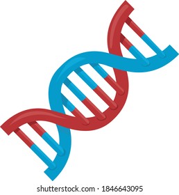 Vector illustration of DNA emoticon