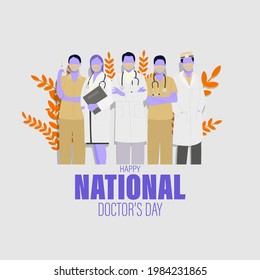 vector illustration for doctors day