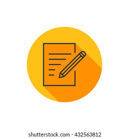 Vector illustration of document icon
