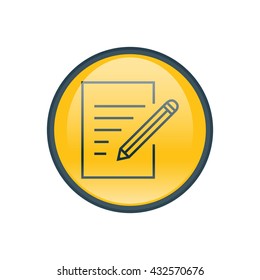 Vector illustration of document icon