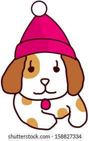 Vector illustration of a dog