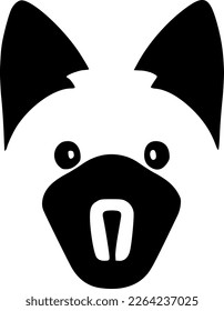 vector illustration of dog cartoon