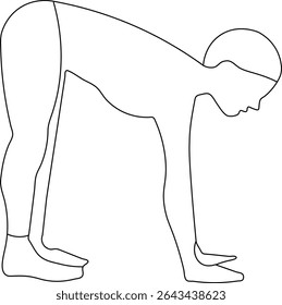 Vector illustration of a dog and cat, sketch of an animal body, cartoon outline design