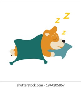  vector illustration dog. So cute corgi for print stickers. Print for greeting cards, daily planner, notebook, pins. pet. Character . Isolated on white background