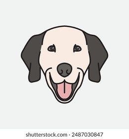 Vector illustration Dog. Vector design Dog animal. Dog Vector Cartoon design illustration and icon for website, digital and print