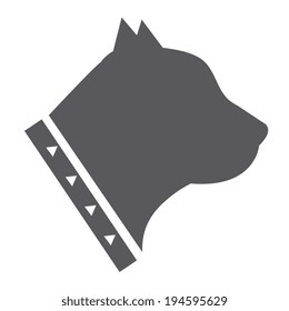 Vector illustration of dog icon