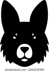 vector illustration of dog icon