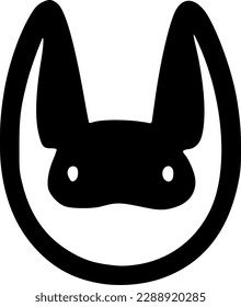 vector illustration of dog icon