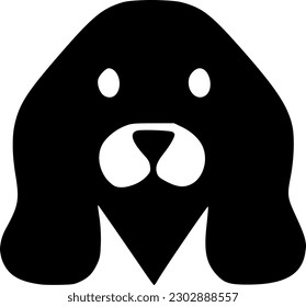 ilustración vectorial del icono de perro