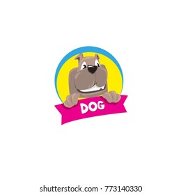 vector illustration dog logo