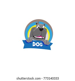 vector illustration dog logo