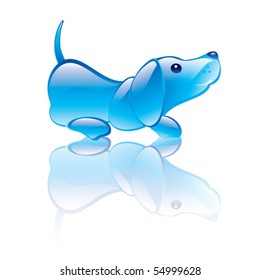 Vector illustration of dog symbol