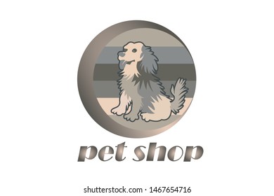 vector illustration of a dog for your pet shop's logo or brand