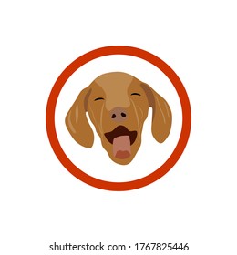 Vector illustration of dog's head