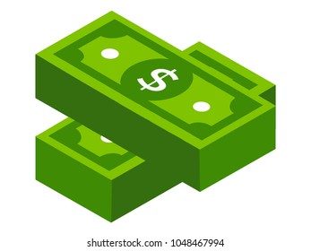 Vector illustration of the Dollar Bills