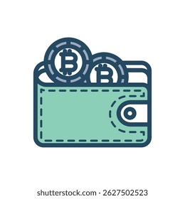 A vector illustration of a dollar sign ($) inside a segmented circle. The circle is divided into alternating light green and grey segments.  This image represents finance, currency, investments