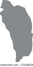 vector illustration of Dominica map
