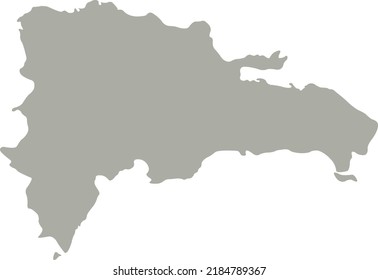 Vector Illustration of Dominican Republic map