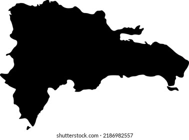 Mapa del vector República Dominicana