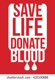 Vector illustration of Donate blood concept for World blood donor day-June 14.