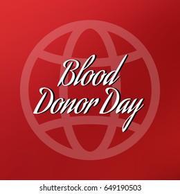 Vector illustration of Donate blood concept for World blood donor day June 14.