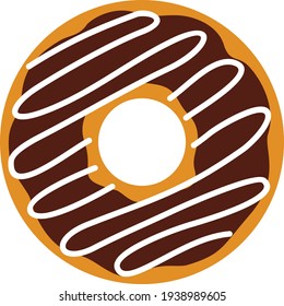 Vector illustration of the donut