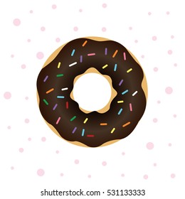 Vector illustration of donut