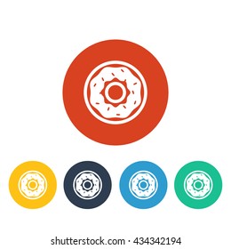 Vector illustration of donut icon