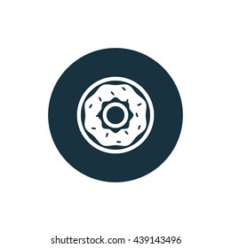 Vector illustration of donut icon