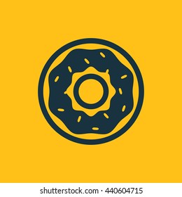 Vector illustration of donut icon
