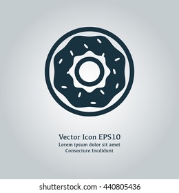 Vector illustration of donut icon