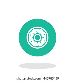 Vector illustration of donut icon