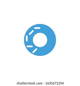 Vector illustration, Donut icon template.  