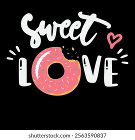 Vector illustration of donuts with colorful and attractive toppings, delicious