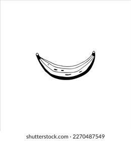 ilustración vectorial doodle banana