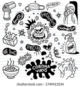 Corona Doodle Images Stock Photos Vectors Shutterstock