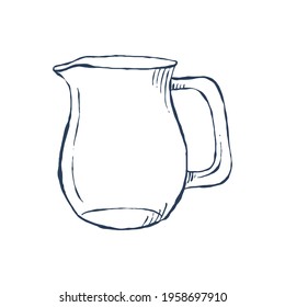 Vector Illustration Doodle Glass Jug Stock Vector (Royalty Free ...