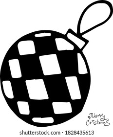 Ilustración vectorial en estilo doodle de Año Nuevo y Navidad