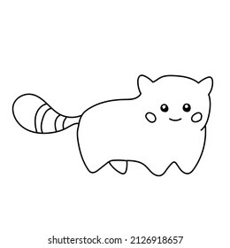 Vector illustration Doodle various Elements Animals Plant Cats Pattern,Cute sketches