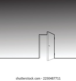 Vector Illustration of The Doorway