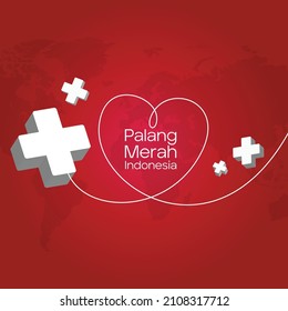 Vector Illustration dor Indonesia Red Cross