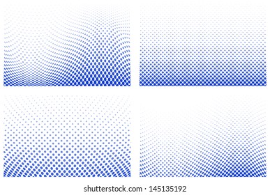 vector illustration of a dotted halftone background