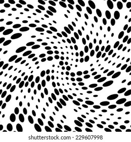 vector illustration of a dotted halftone background