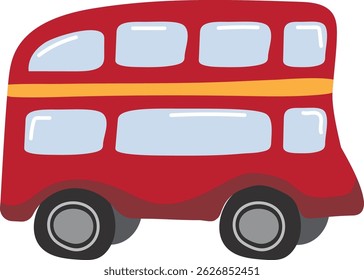 Vektorgrafik eines Doppeldeckerbusses
