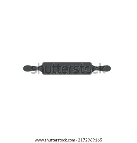 a vector illustration of a dough roll kitchen tool