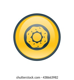 Vector illustration of doughnut icon